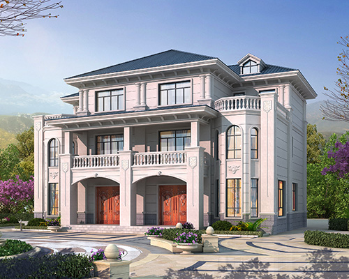 河南信陽楊家兄弟合建經(jīng)典大氣鄉(xiāng)村雙拼別墅定制設(shè)計案例欣賞